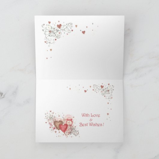 Het Wenskaart van het Jubileum Kaart (Binnen)