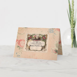 Het Wenskaart van het Jubileum van het huwelijk Kaart