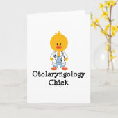 Het Wenskaart van het Kuiken van de Kaart (Gele Bloem)