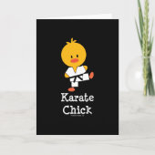 Het Wenskaart van het Kuiken van de karate Kaart (Voorkant)