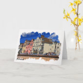 Het Wenskaart van het Kunstwerk van Sidmouth Kaart (Gele Bloem)