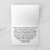 het wenskaart van het lakotagebed kaart (Binnen)