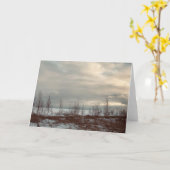 Het Wenskaart van het landschap Kaart (Gele Bloem)