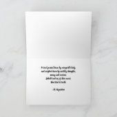 Het wenskaart van het landschap, met kerk kaart (Binnen)