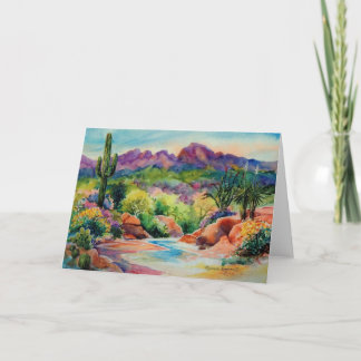 Het wenskaart van het Landschap van Arizona Kaart