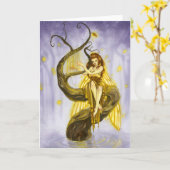 Het Wenskaart van het Lied van de glimworm Kaart (Gele Bloem)