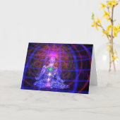 Het Wenskaart van het Man van de meditatie - 5x7 Kaart (Gele Bloem)