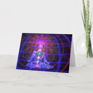 Het Wenskaart van het Man van de meditatie - 5x7 Kaart