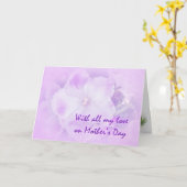 Het Wenskaart van het moederdag - Afrikaanse Kaart (Gele Bloem)