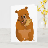 Het wenskaart van het moederdag kaart (Gele Bloem)