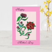 Het Wenskaart van het moederdag Kaart (Gele Bloem)