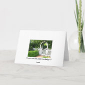 Het Wenskaart van het Moederdag van de Poort van Kaart (Achterkant)