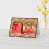 Het Wenskaart van het Mozaïek van de Hoeken van Kaart (Gele Bloem)