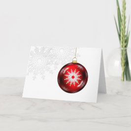 Het Wenskaart van het Ornament van de vakantie Feestdagen Kaart