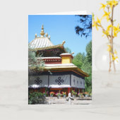 Het Wenskaart van het Paleis van de zomer Kaart (Gele Bloem)