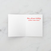 Het Wenskaart van het Paradijs van de herfst Feestdagen Kaart (Binnen)