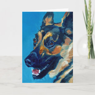 Het Wenskaart van het Portret van de Hond van de Kaart