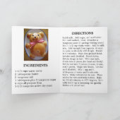 Het Wenskaart van het Recept van het Brood van de Kaart (Binnen)