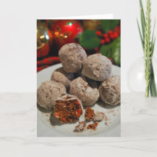 Het Wenskaart van het Recept van Kerstmis Feestdagen Kaart