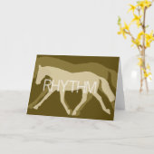 Het WENSKAART van het RITME 5x7 Kaart (Gele Bloem)