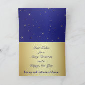 Het Wenskaart van het Seizoen van de Vakantie van Feestdagen Kaart (Binnen)