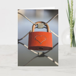 Het Wenskaart van het Slot van de liefde Feestdagen Kaart