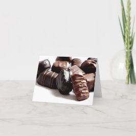 Het Wenskaart van het Snoep van de chocolade #1 Kaart
