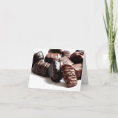 Het Wenskaart van het Snoep van de chocolade #1 Kaart (Voorkant)