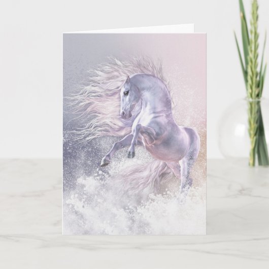 Het Wenskaart van het Spook van de sneeuw Kaart (Voorkant)