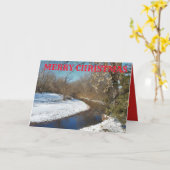 Het Wenskaart van het Sprookjesland van de Winter Kaart (Gele Bloem)