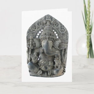 Het Wenskaart van het Standbeeld van Ganesh Feestdagen Kaart