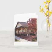 Het Wenskaart van het Station van Toccoa Kaart (Gele Bloem)