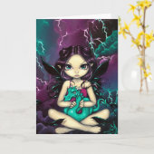 Het Wenskaart van het Storm van het huisdier "van Kaart (Gele Bloem)