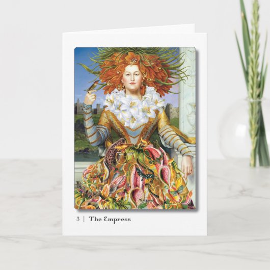 Het Wenskaart van het Tarot van 03 Keizerin Kaart (Voorkant)