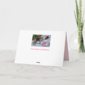 het wenskaart van het valentijnkatje kaart (Achterkant)