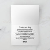 Het wenskaart van het Verhaal van Kerstmis Feestdagen Kaart (Binnen)