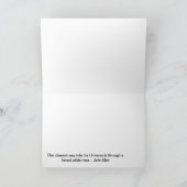 Het Wenskaart van het Wandelspoor met John Muir Qu Kaart (Binnen)