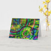 Het wenskaart van het "wiel van Fortuin" Kaart (Gele Bloem)