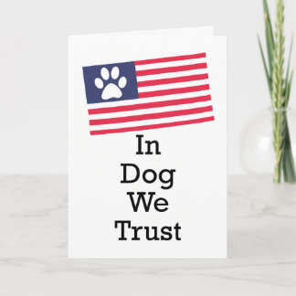 Het Wenskaart van hondenliefhebbers bij Hond Kaart