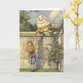 Het Wenskaart van HumptyDumpty Kaart (Gele Bloem)