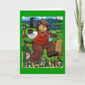 Het Wenskaart van Ierland Kaart (Voorkant)