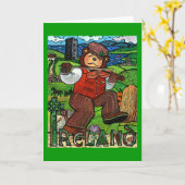 Het Wenskaart van Ierland Kaart (Gele Bloem)