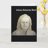 Het Wenskaart van Johann Sebastian Bach Kaart (Gele Bloem)