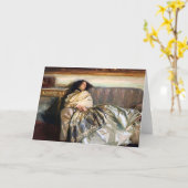 Het Wenskaart van John Singer Sargent Nonchaloir Kaart (Gele Bloem)