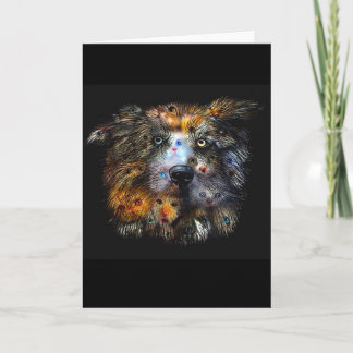 Het Wenskaart van katten en van de Hond Kaart