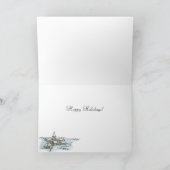 Het Wenskaart van Kerstmis van de Optocht van de Feestdagen Kaart (Binnen)