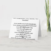 Het Wenskaart van Kerstmis van de Tijger van Feestdagen Kaart (Achterkant)