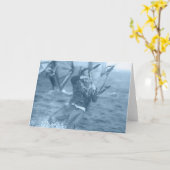 Het Wenskaart van Kiteboarders Kaart (Gele Bloem)