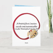 Het Wenskaart van Koi Kaart (Achterkant)