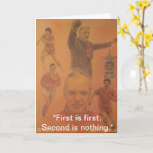 Het wenskaart van Koningen Kop door Colin Kaart (Gele Bloem)